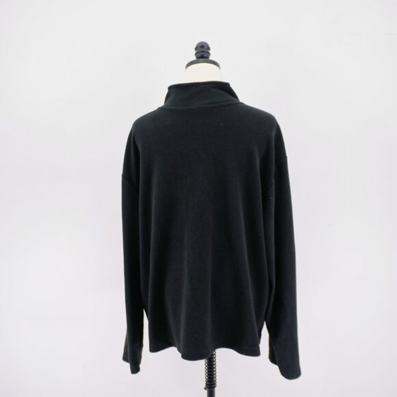 Starter XL Black Fleece 1/4 Zip Sweater / Jacket Polyester - Picture 5 of 9